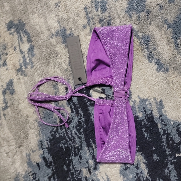Violet sparkle astro bathing suit top only - Picture 2 of 5